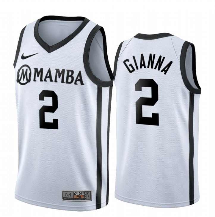 Men NCAA Mamba GIGI 2 Gianna white jerseys